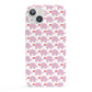 Valentines Pink Elephants iPhone 13 Full Wrap 3D Snap Case