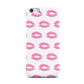 Valentines Pink Kisses Lips Apple iPhone 5c Case