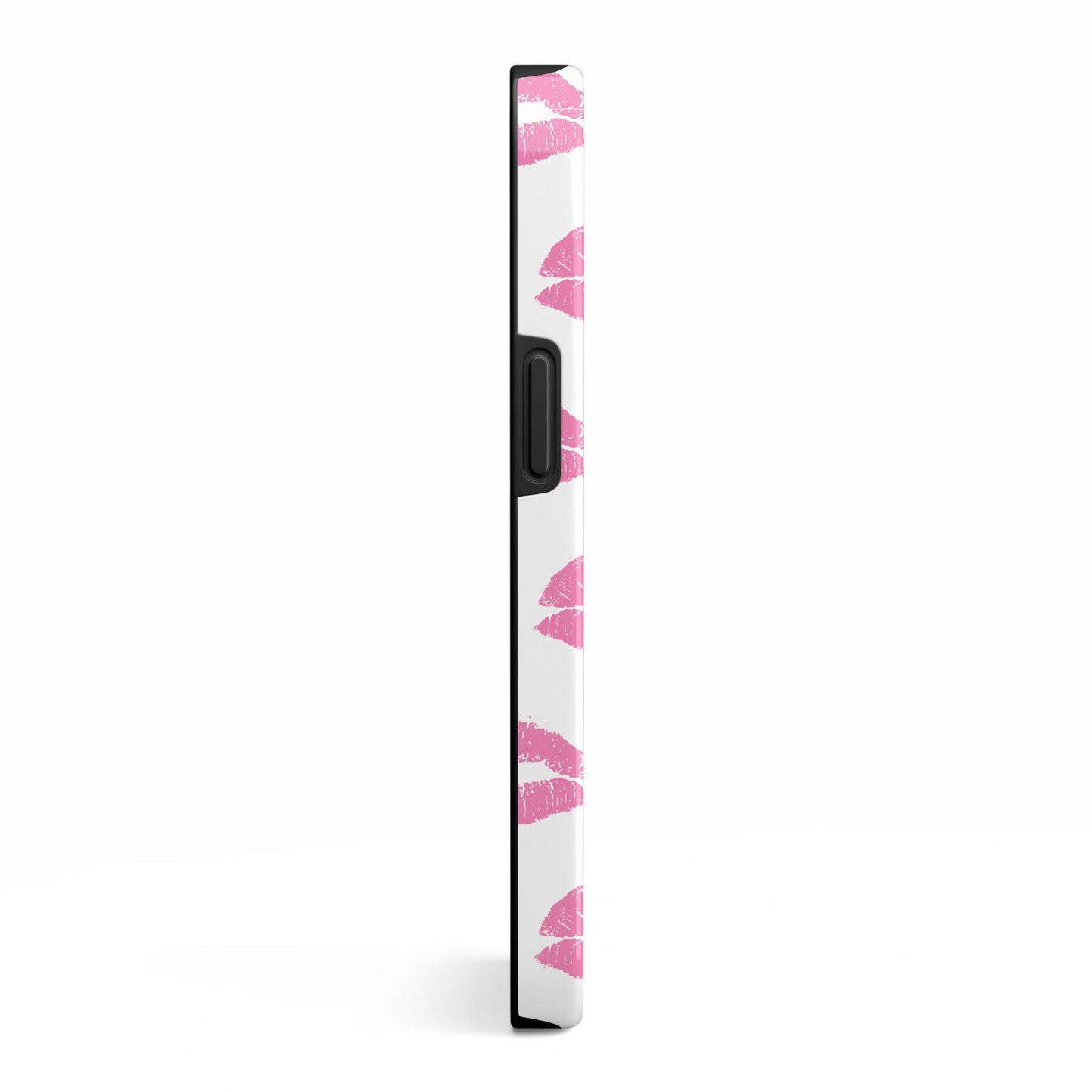 Valentines Pink Kisses Lips iPhone 13 Side Image 3D Tough Case