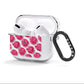 Valentines Roses AirPods Clear Case 3rd Gen Side Image