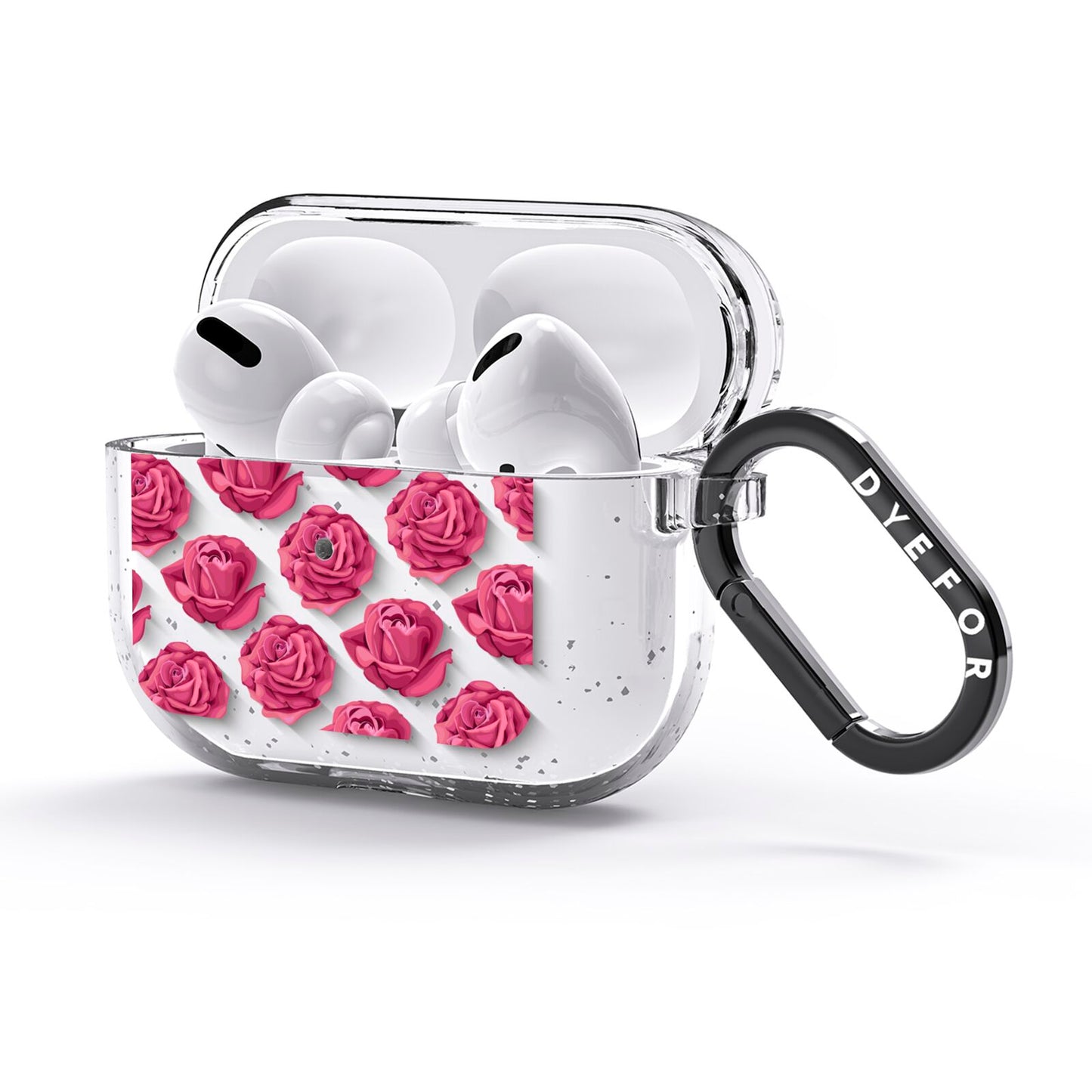 Valentines Roses AirPods Glitter Case 3rd Gen Side Image