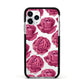 Valentines Roses Apple iPhone 11 Pro in Silver with Black Impact Case