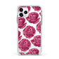 Valentines Roses Apple iPhone 11 Pro in Silver with White Impact Case