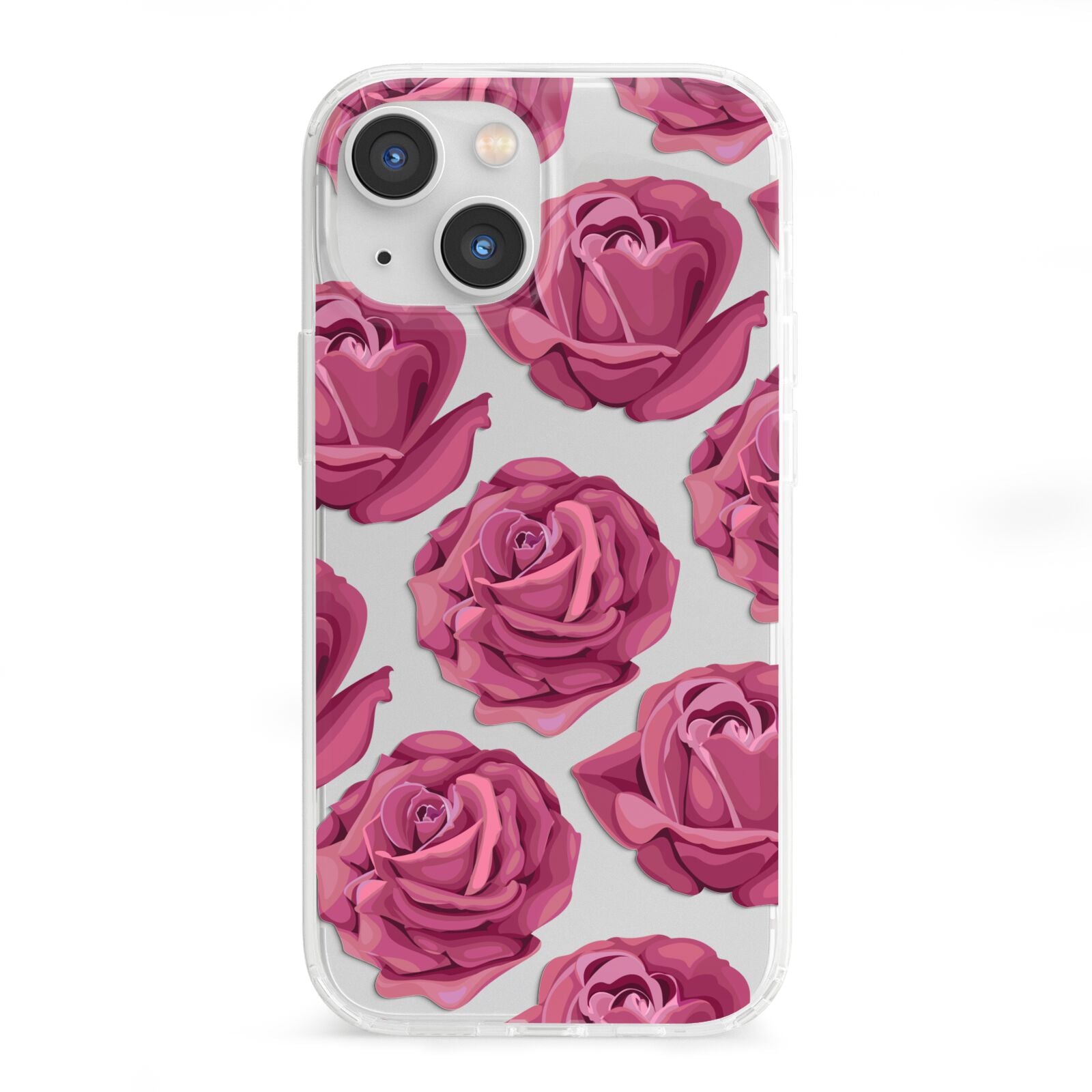 Valentines Roses iPhone 13 Mini Clear Bumper Case