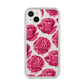Valentines Roses iPhone 14 Plus Clear Tough Case Starlight