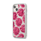 Valentines Roses iPhone 14 Plus Glitter Tough Case Starlight Angled Image