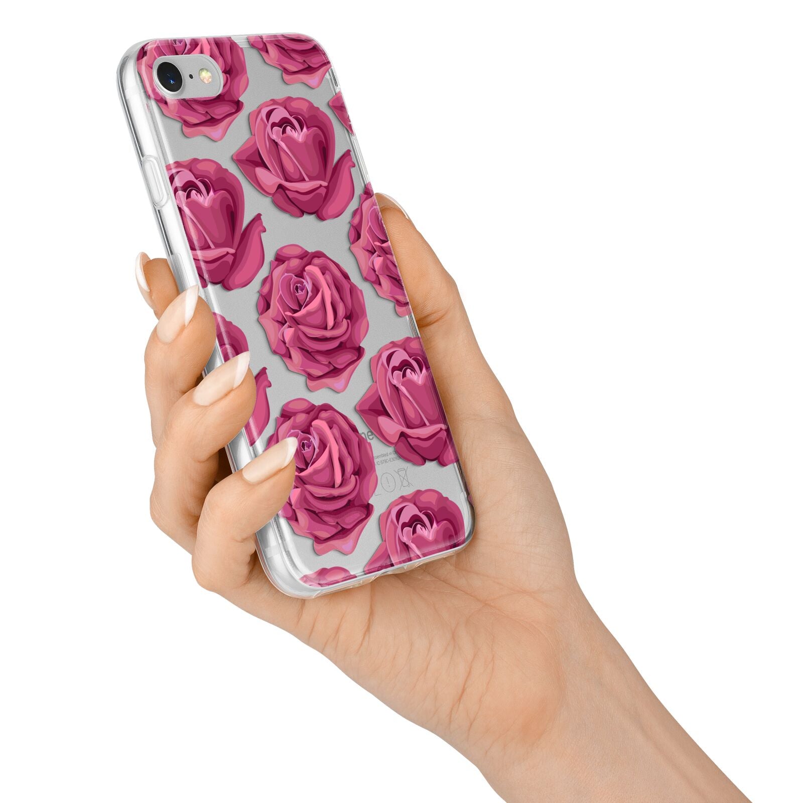 Valentines Roses iPhone 7 Bumper Case on Silver iPhone Alternative Image