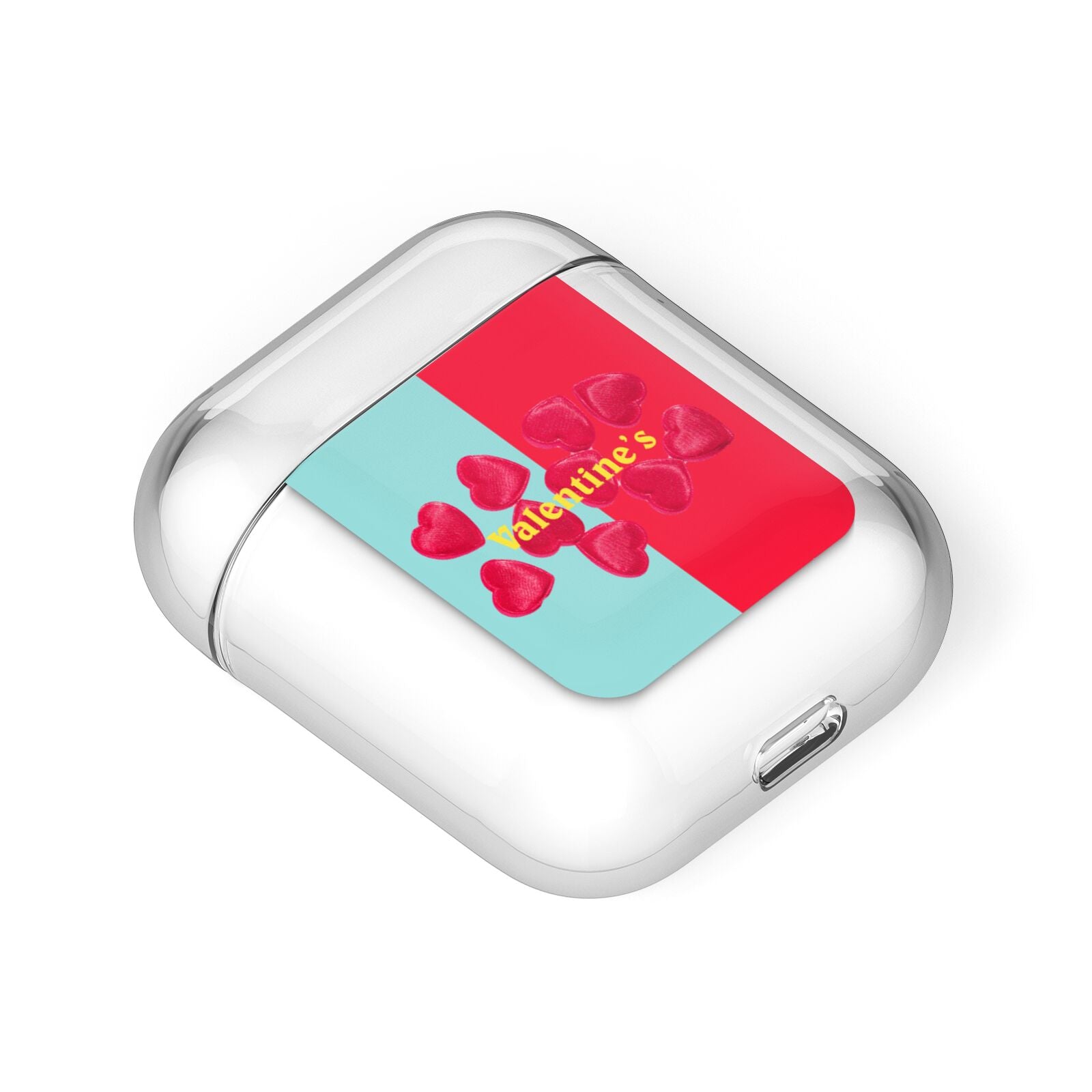 Valentines Sweets AirPods Case Laid Flat