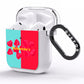 Valentines Sweets AirPods Clear Case Side Image