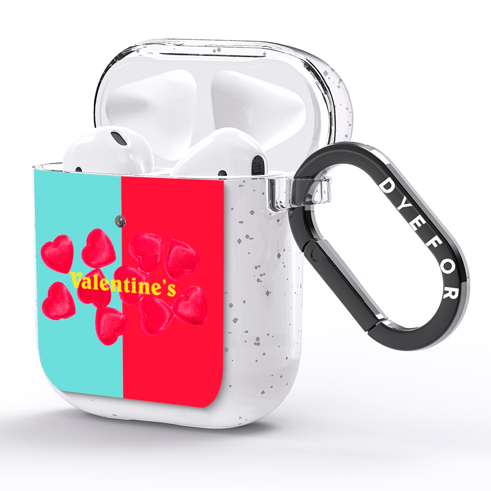 Valentines Sweets AirPods Glitter Case Side Image