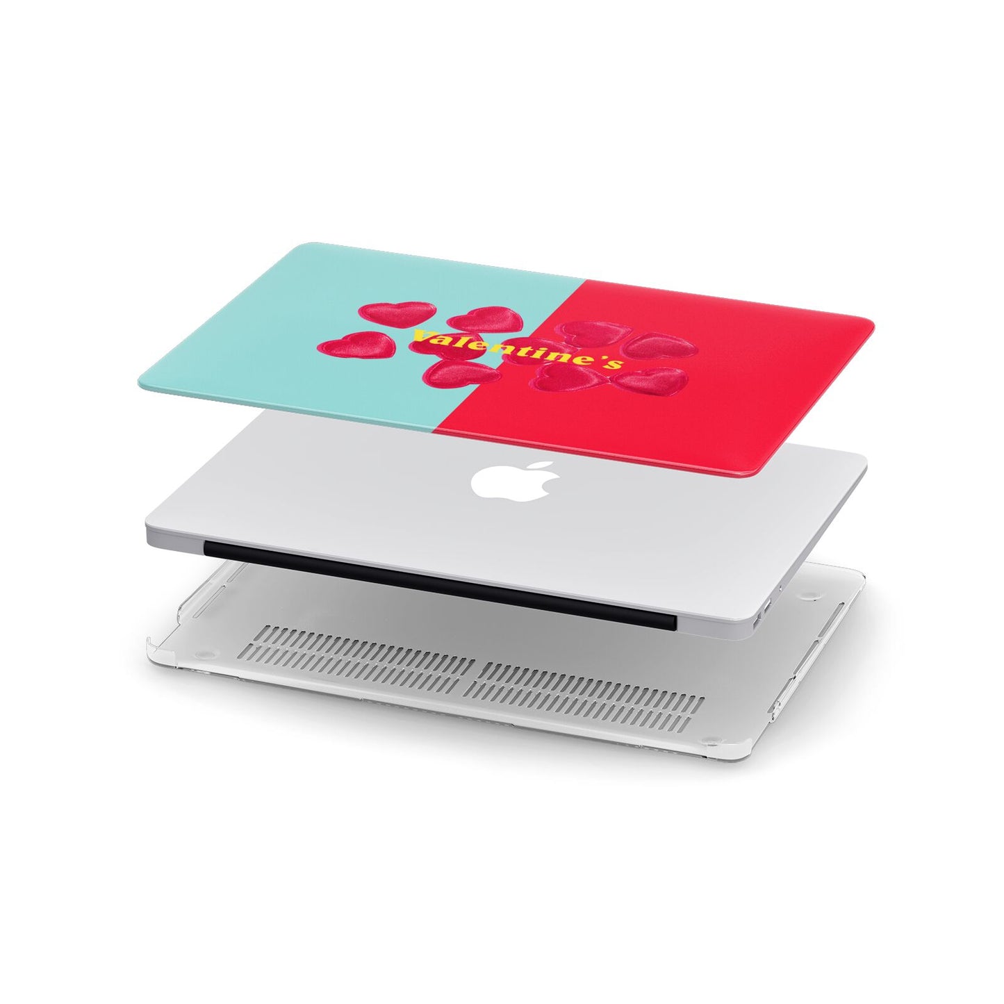 Valentines Sweets Apple MacBook Case in Detail
