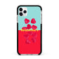 Valentines Sweets Apple iPhone 11 Pro Max in Silver with Black Impact Case