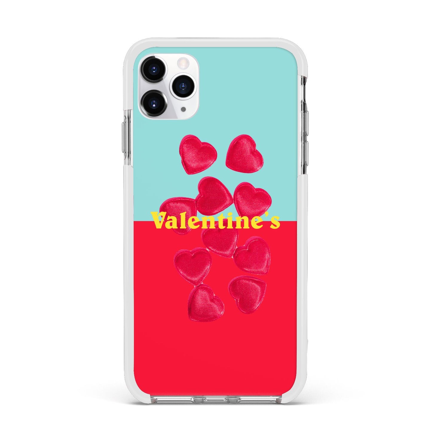 Valentines Sweets Apple iPhone 11 Pro Max in Silver with White Impact Case