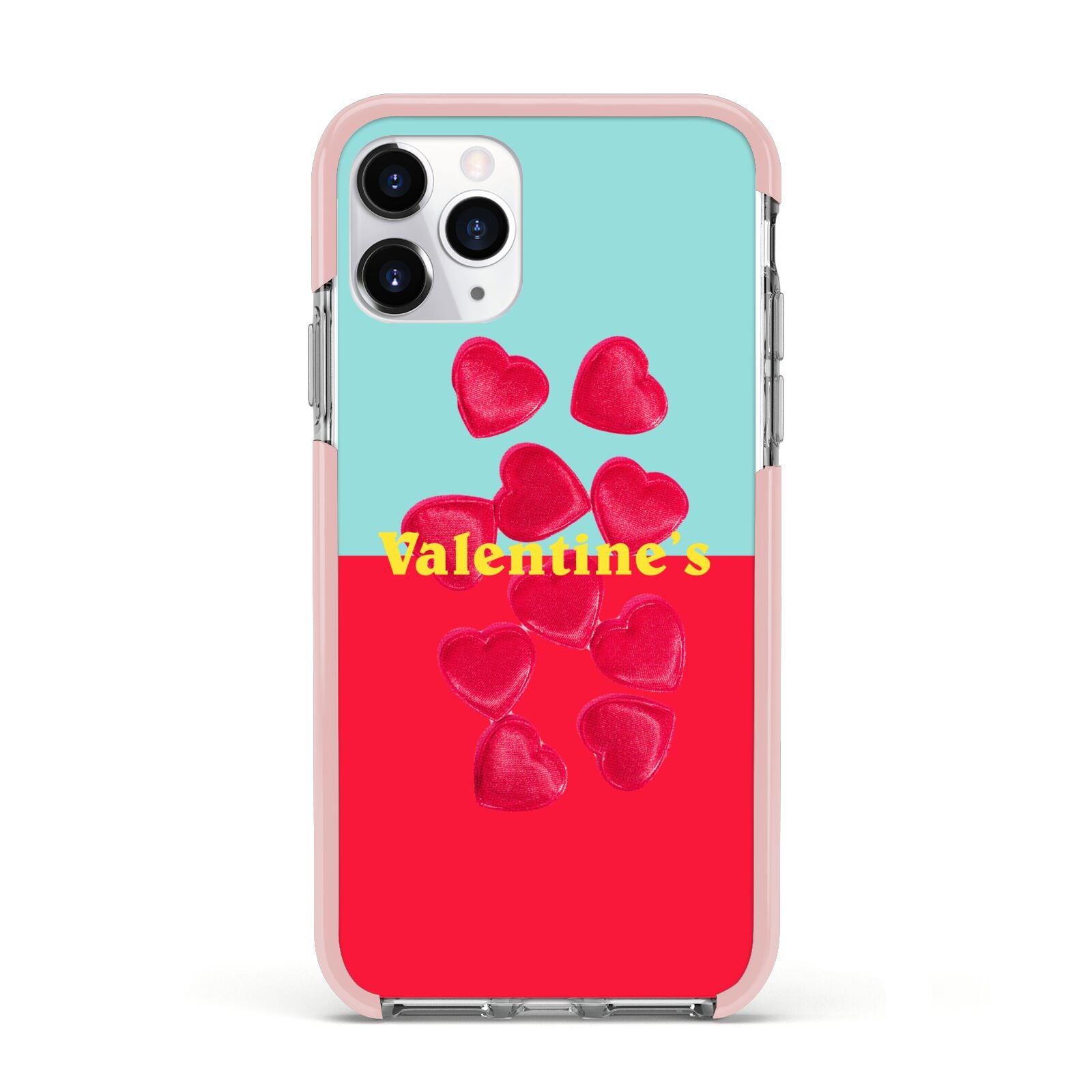 Valentines Sweets Apple iPhone 11 Pro in Silver with Pink Impact Case
