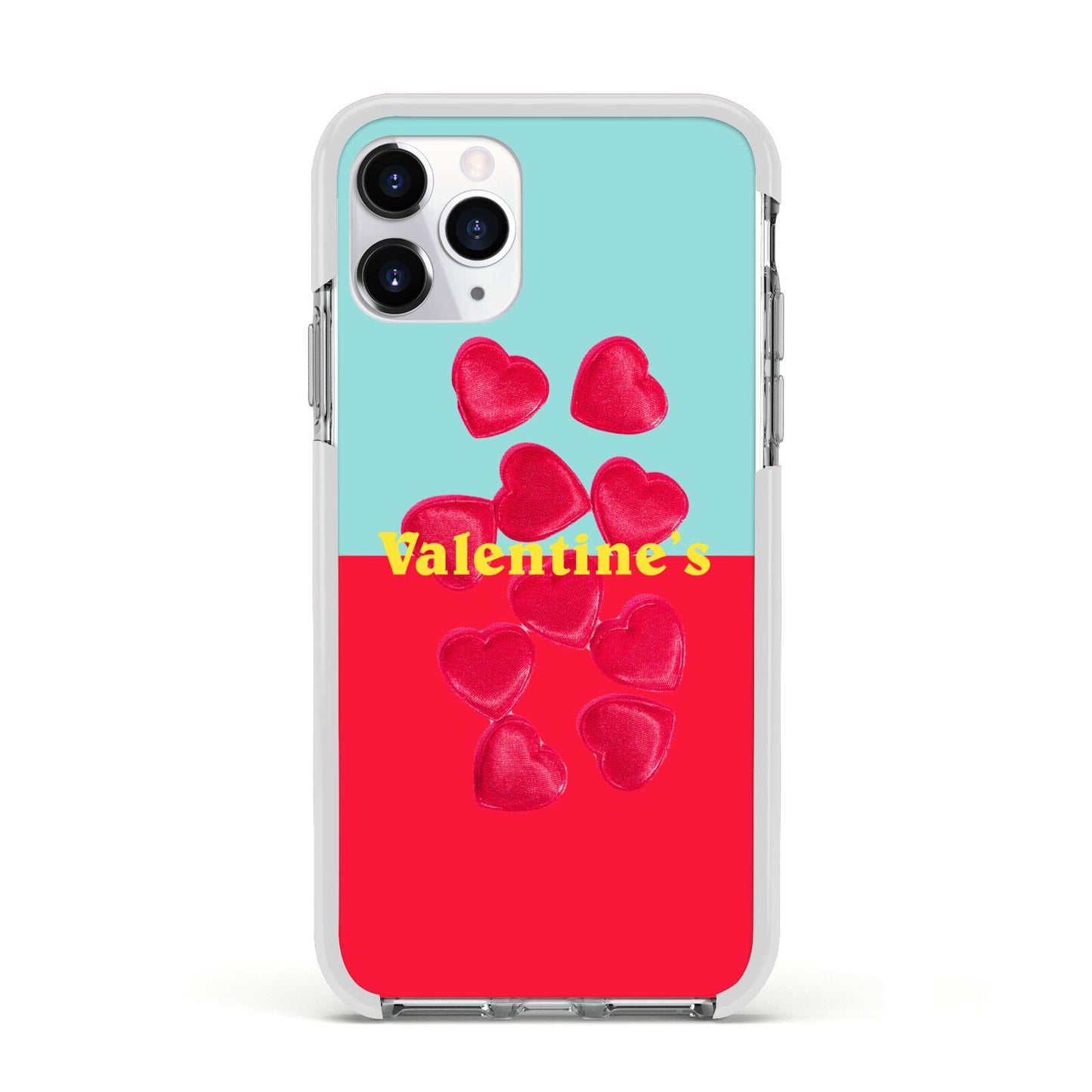 Valentines Sweets Apple iPhone 11 Pro in Silver with White Impact Case