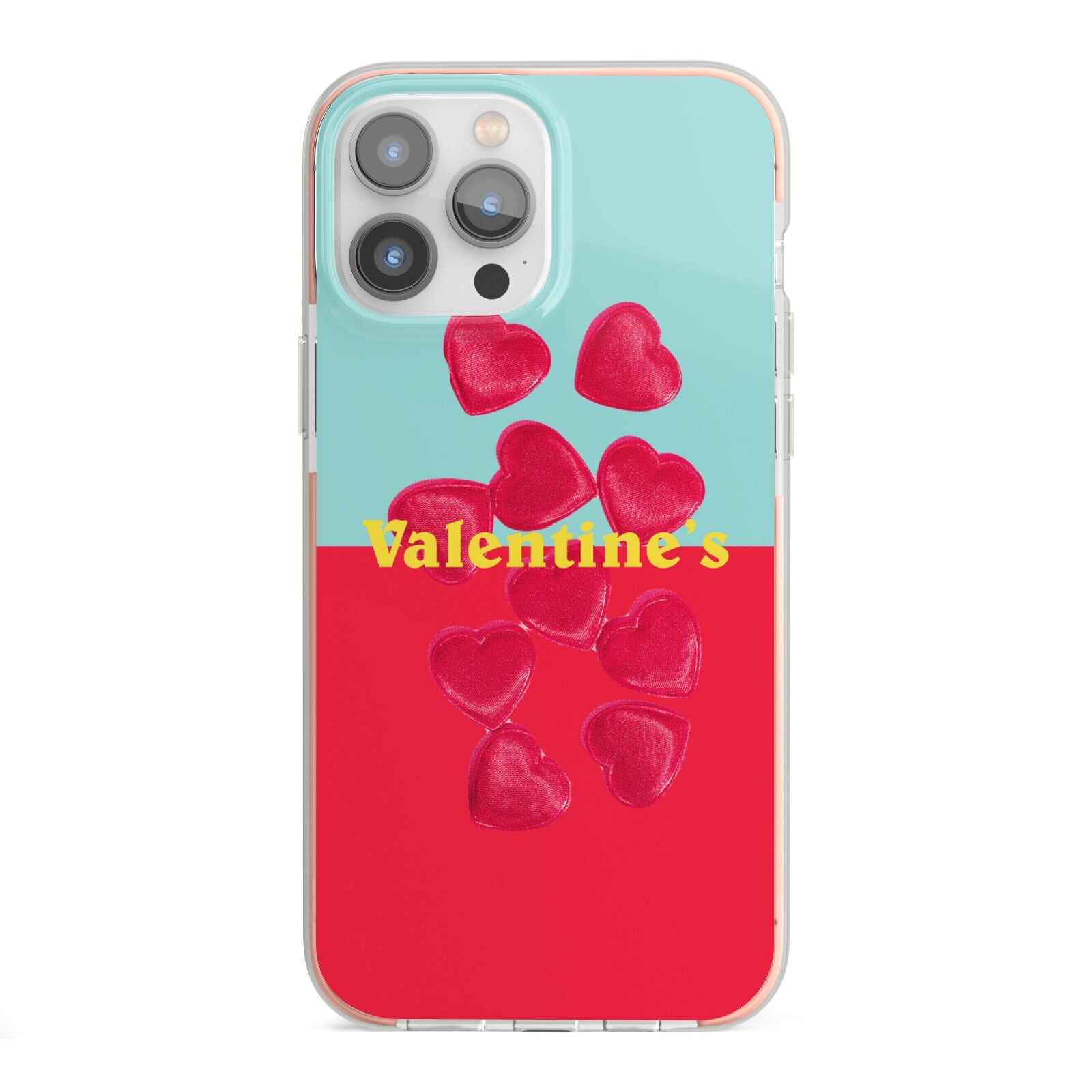 Valentines Sweets iPhone 13 Pro Max TPU Impact Case with Pink Edges
