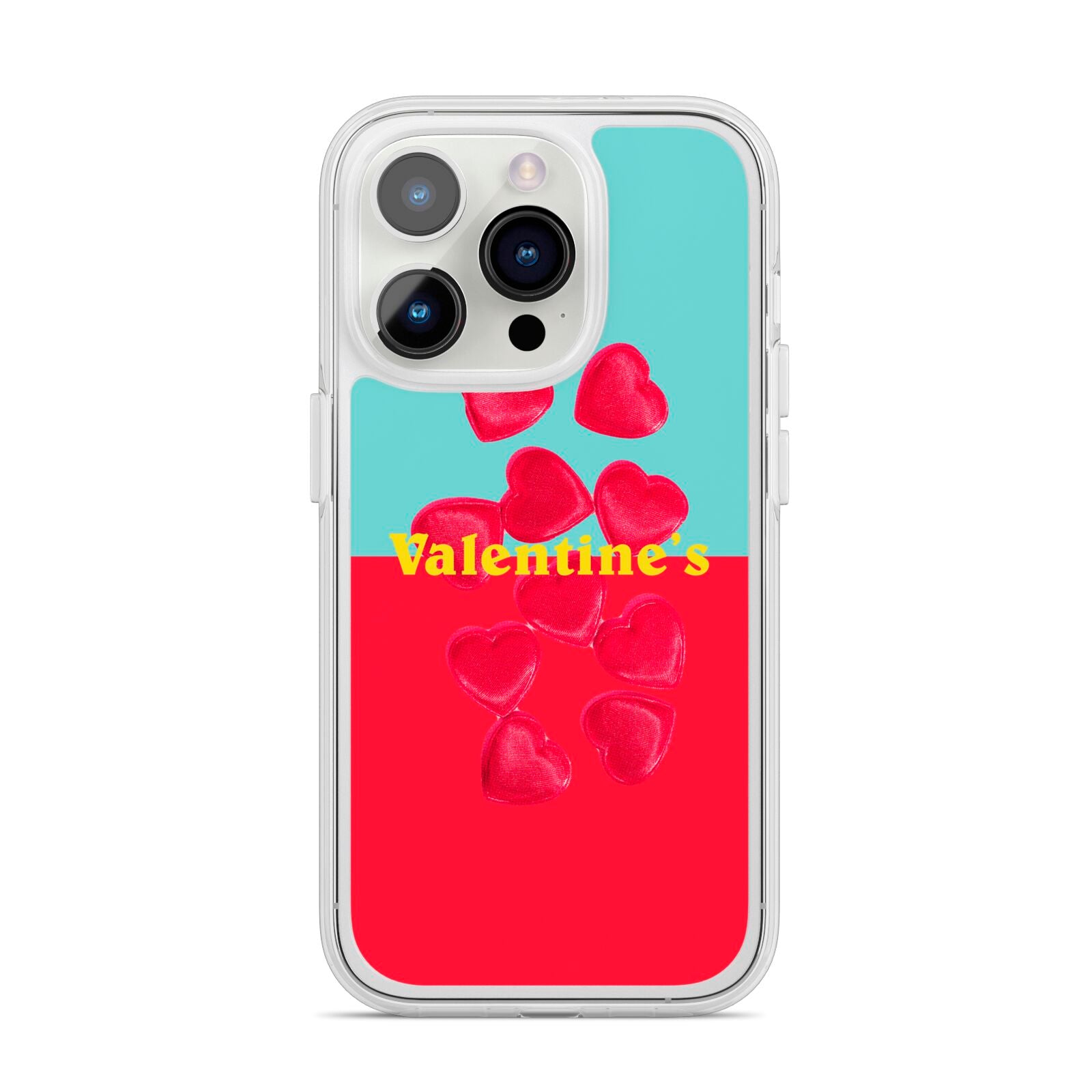 Valentines Sweets iPhone 14 Pro Clear Tough Case Silver