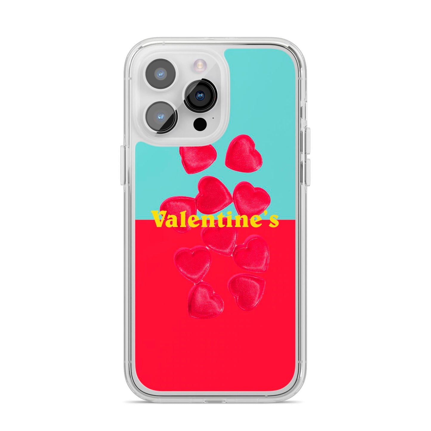 Valentines Sweets iPhone 14 Pro Max Clear Tough Case Silver
