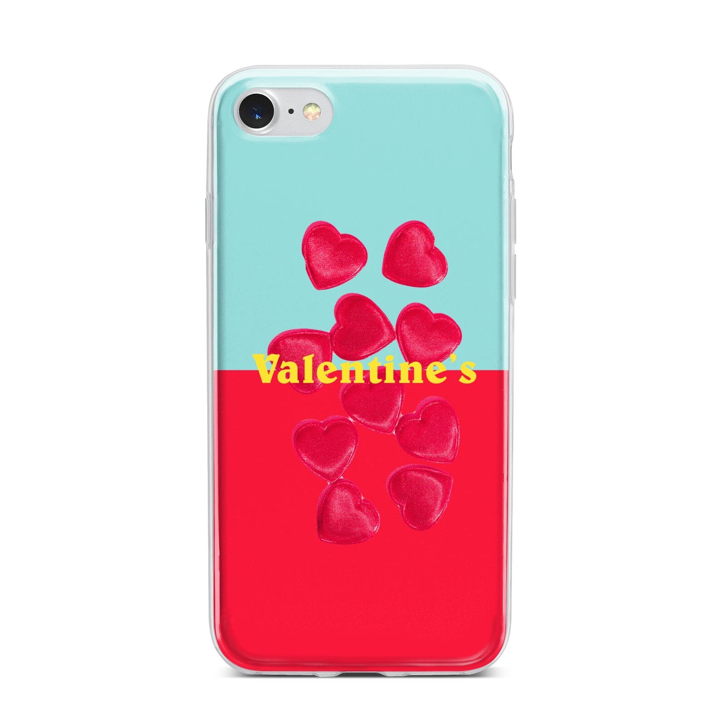 Valentines Sweets iPhone 7 Bumper Case on Silver iPhone