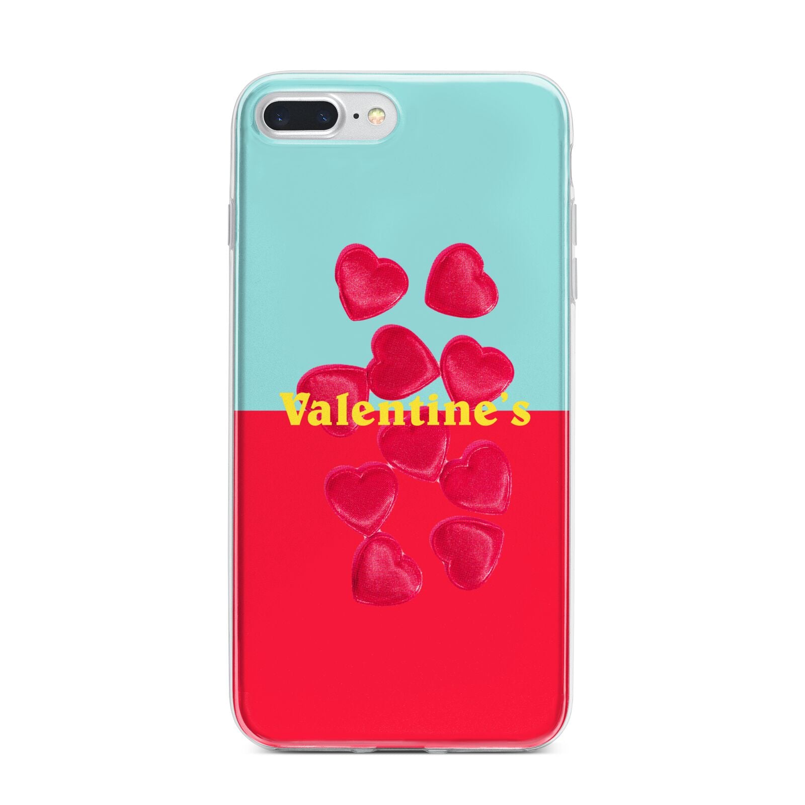 Valentines Sweets iPhone 7 Plus Bumper Case on Silver iPhone