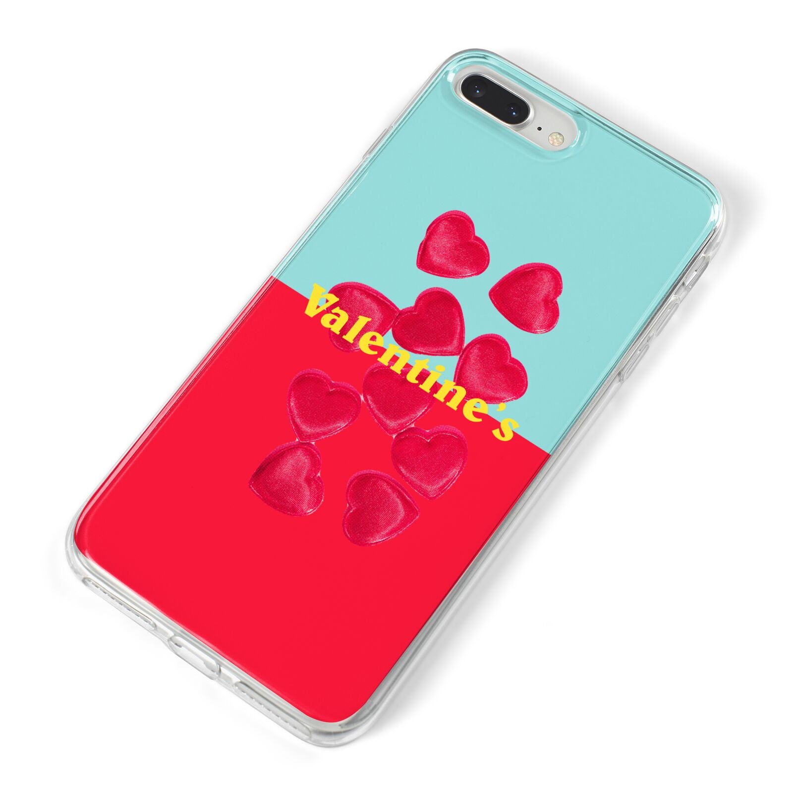 Valentines Sweets iPhone 8 Plus Bumper Case on Silver iPhone Alternative Image