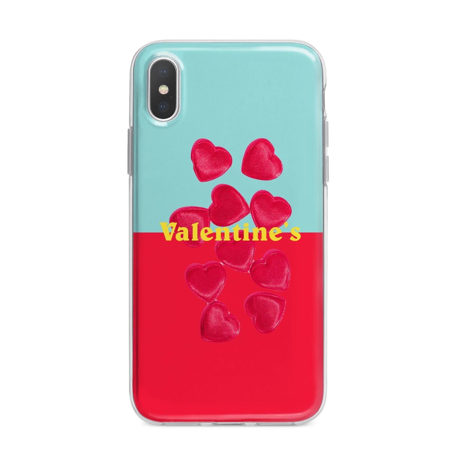 Valentines Sweets iPhone X Bumper Case on Silver iPhone Alternative Image 1