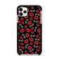 Vampire Bite Me Apple iPhone 11 Pro Max in Silver with Black Impact Case