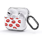 Vampire Fangs with Transparent Background AirPods Glitter Case 3rd Gen Side Image