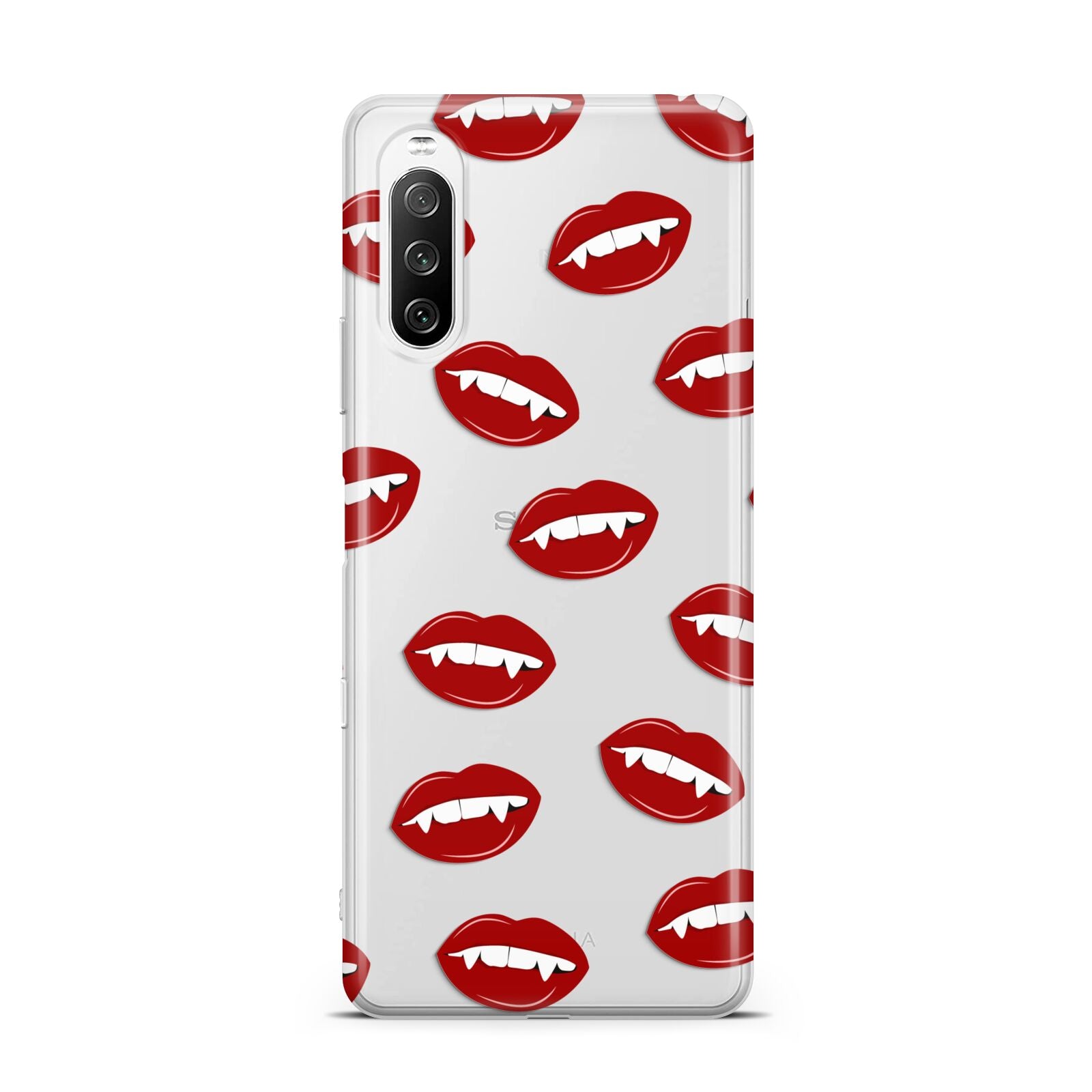 Vampire Fangs with Transparent Background Sony Xperia 10 III Case