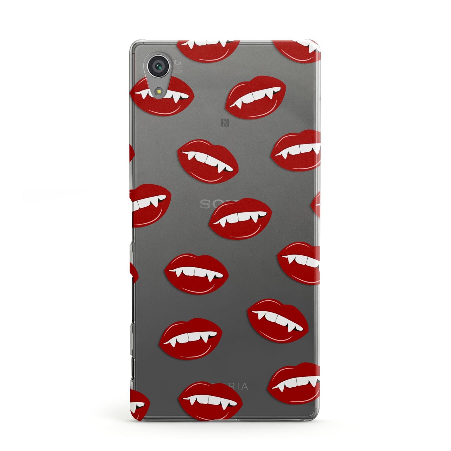 Vampire Fangs with Transparent Background Sony Xperia Case