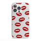 Vampire Fangs with Transparent Background iPhone 13 Pro Clear Bumper Case
