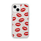 Vampire Fangs with Transparent Background iPhone 14 Glitter Tough Case Starlight