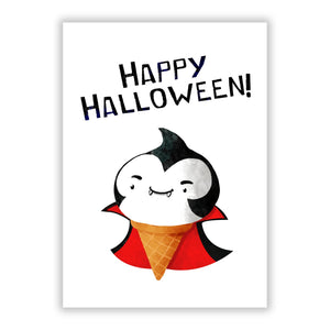 Vampire Ice Cream Greetings Card