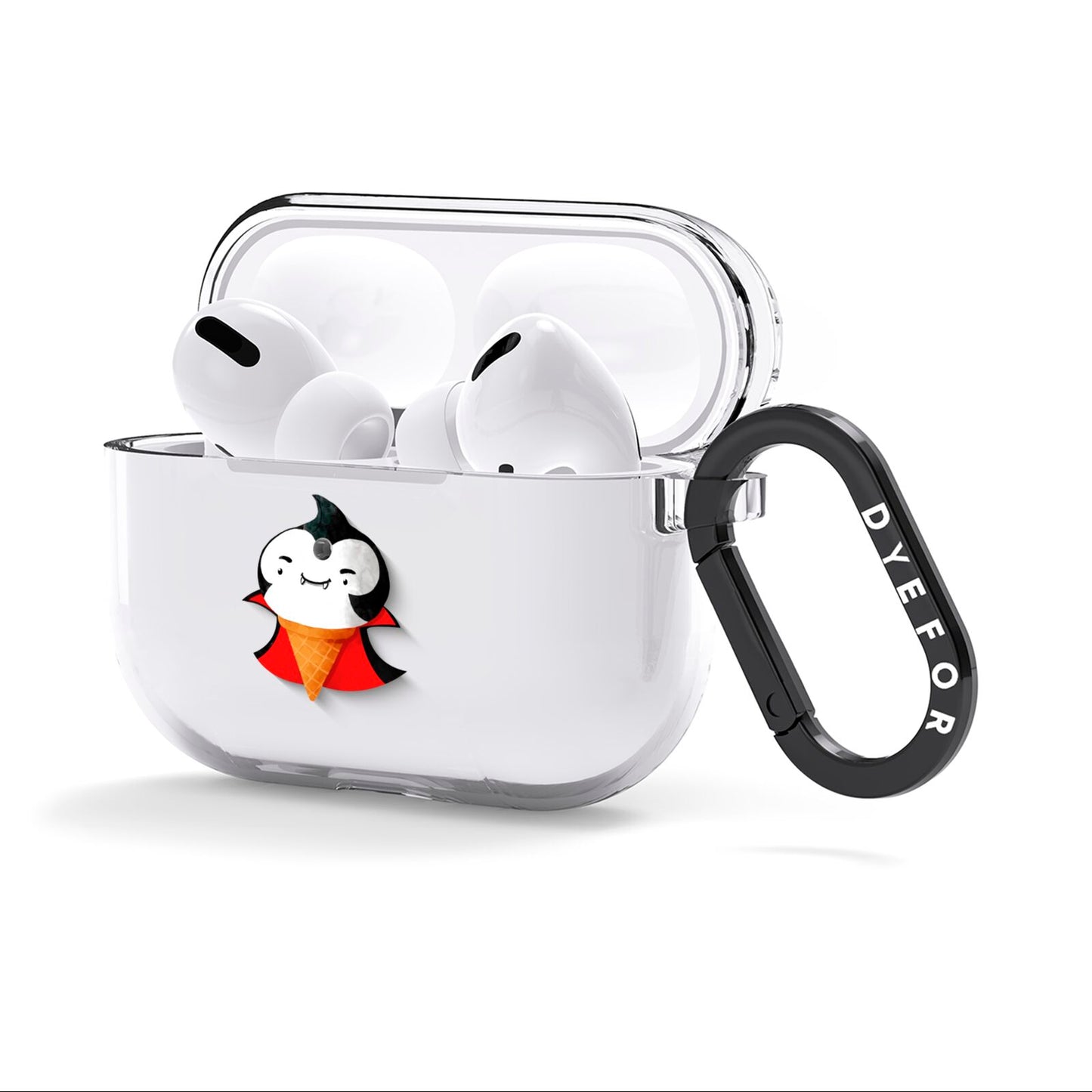 Vampire Ice Cream AirPods Clear Case 3rd Gen Side Image