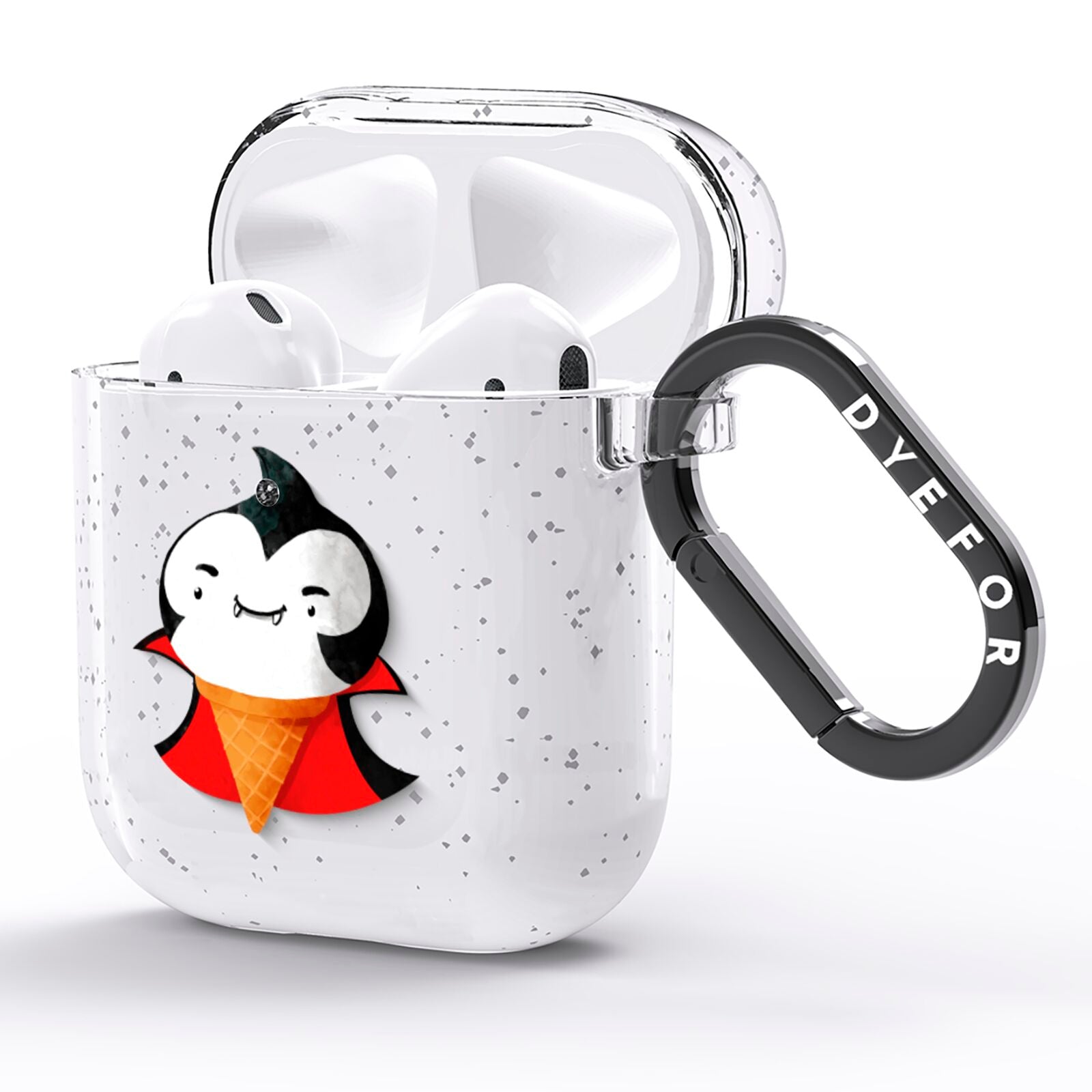 Vampire Ice Cream AirPods Glitter Case Side Image
