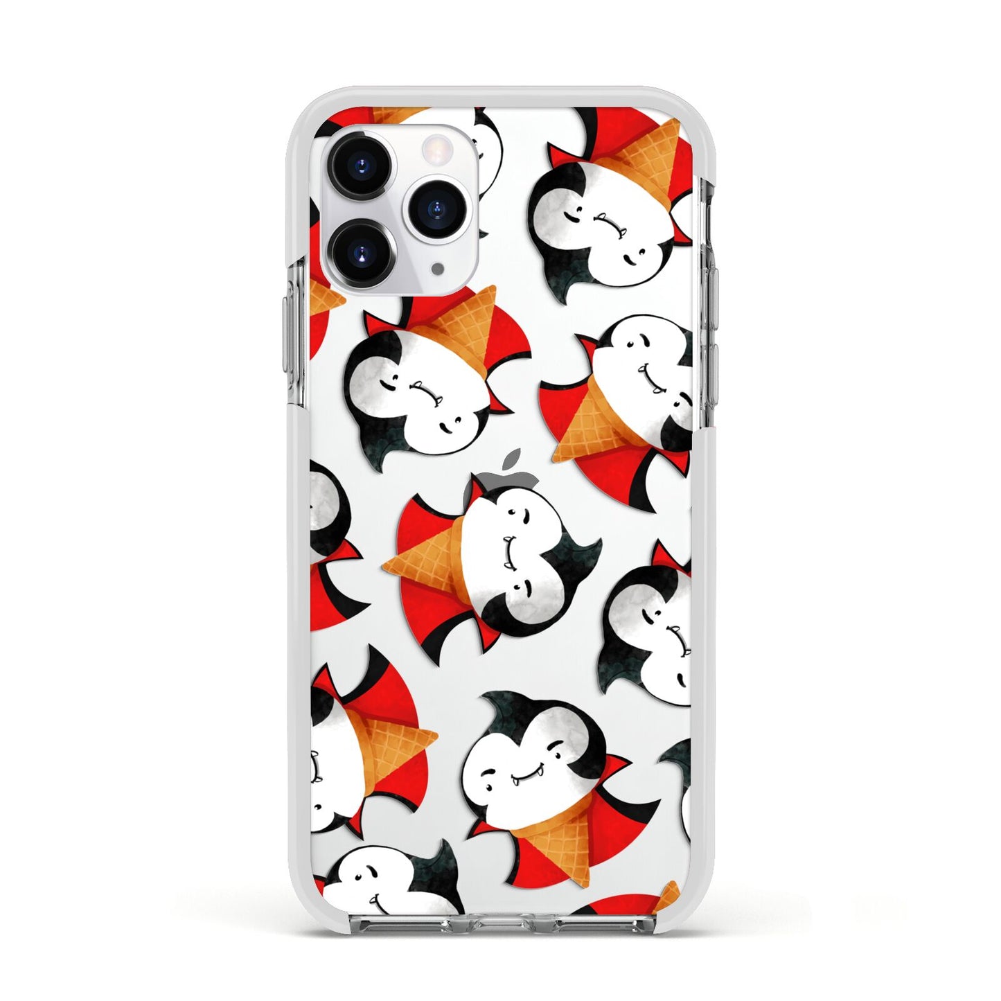 Vampire Ice Cream Apple iPhone 11 Pro in Silver with White Impact Case