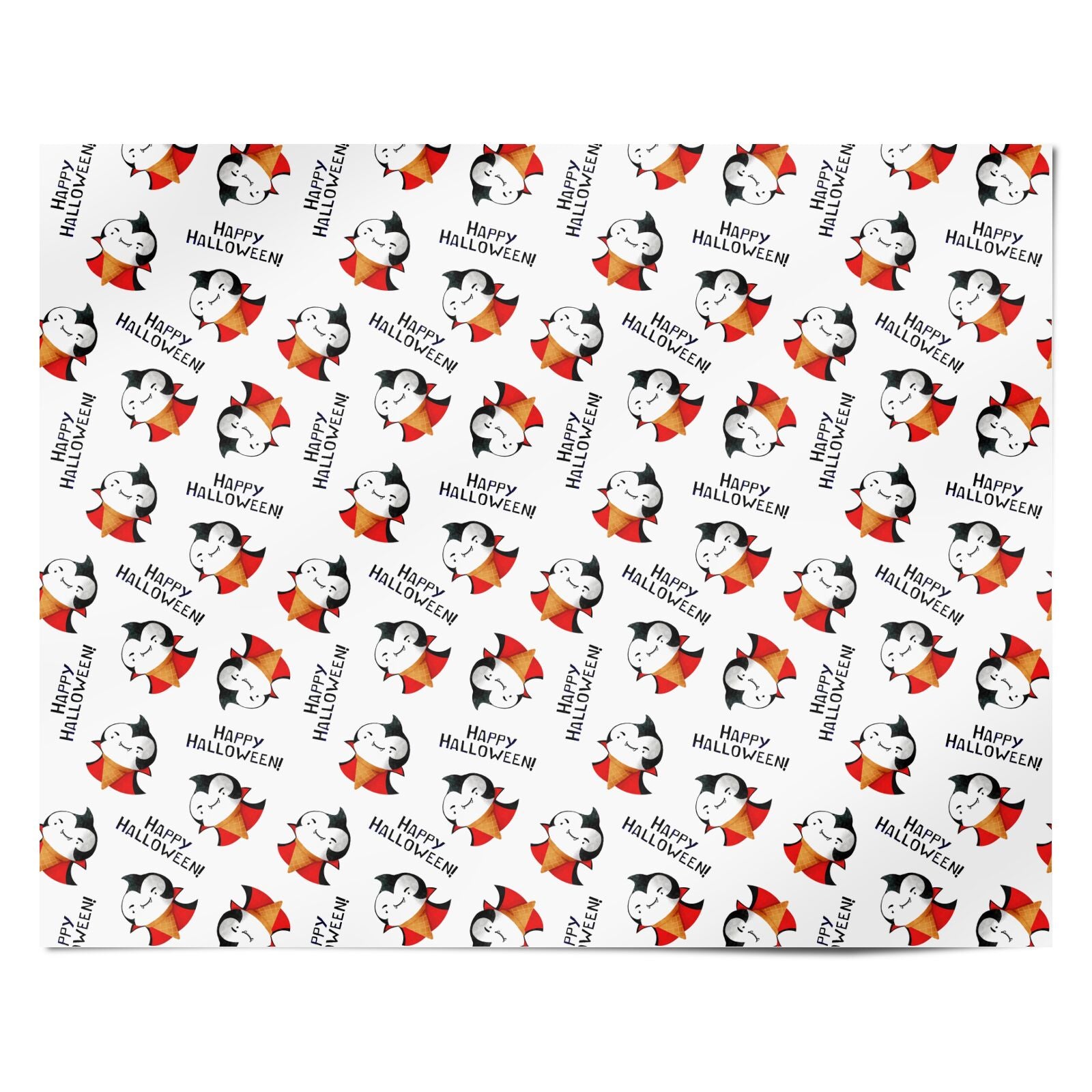 Vampire Ice Cream Personalised Wrapping Paper Alternative
