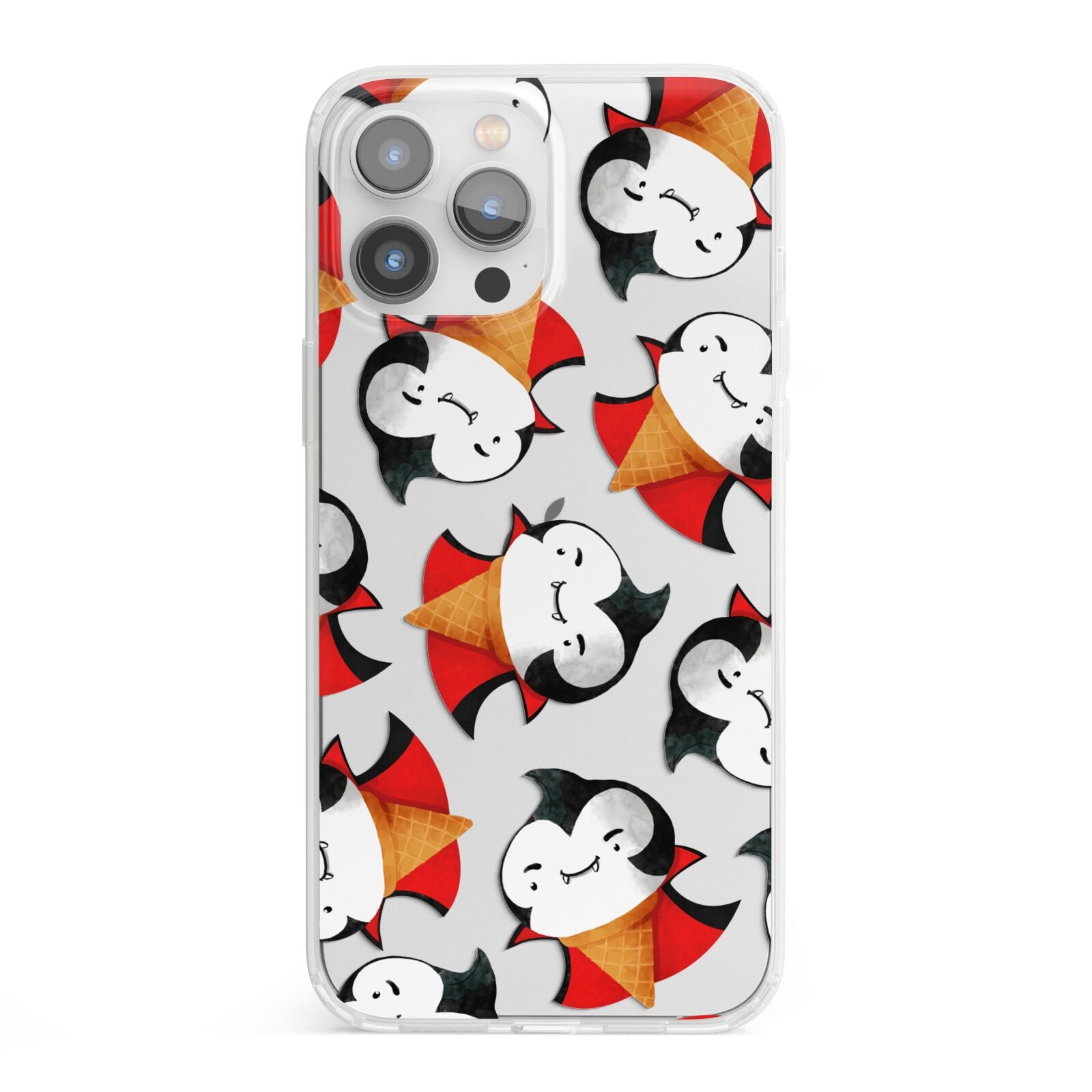 Vampire Ice Cream iPhone 13 Pro Max Clear Bumper Case