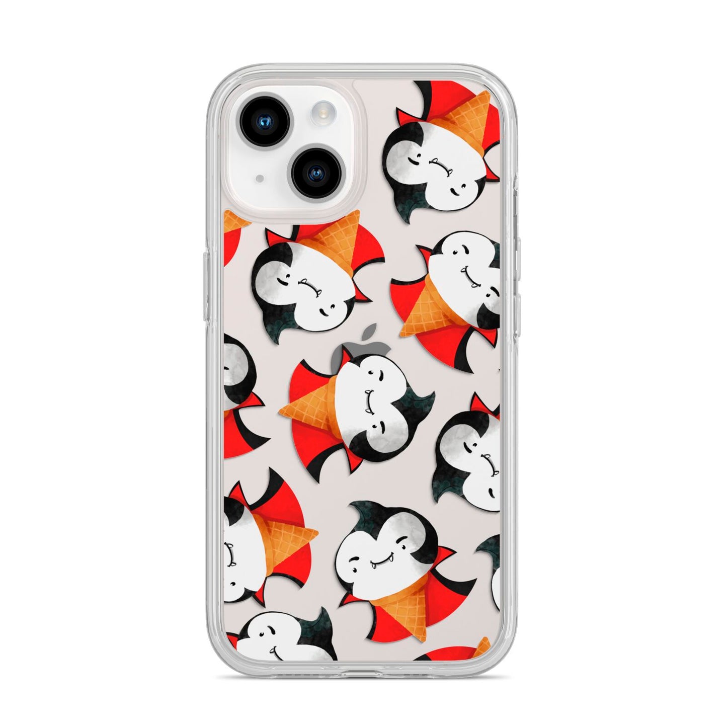 Vampire Ice Cream iPhone 14 Clear Tough Case Starlight