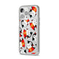 Vampire Ice Cream iPhone 14 Pro Max Clear Tough Case Silver Angled Image