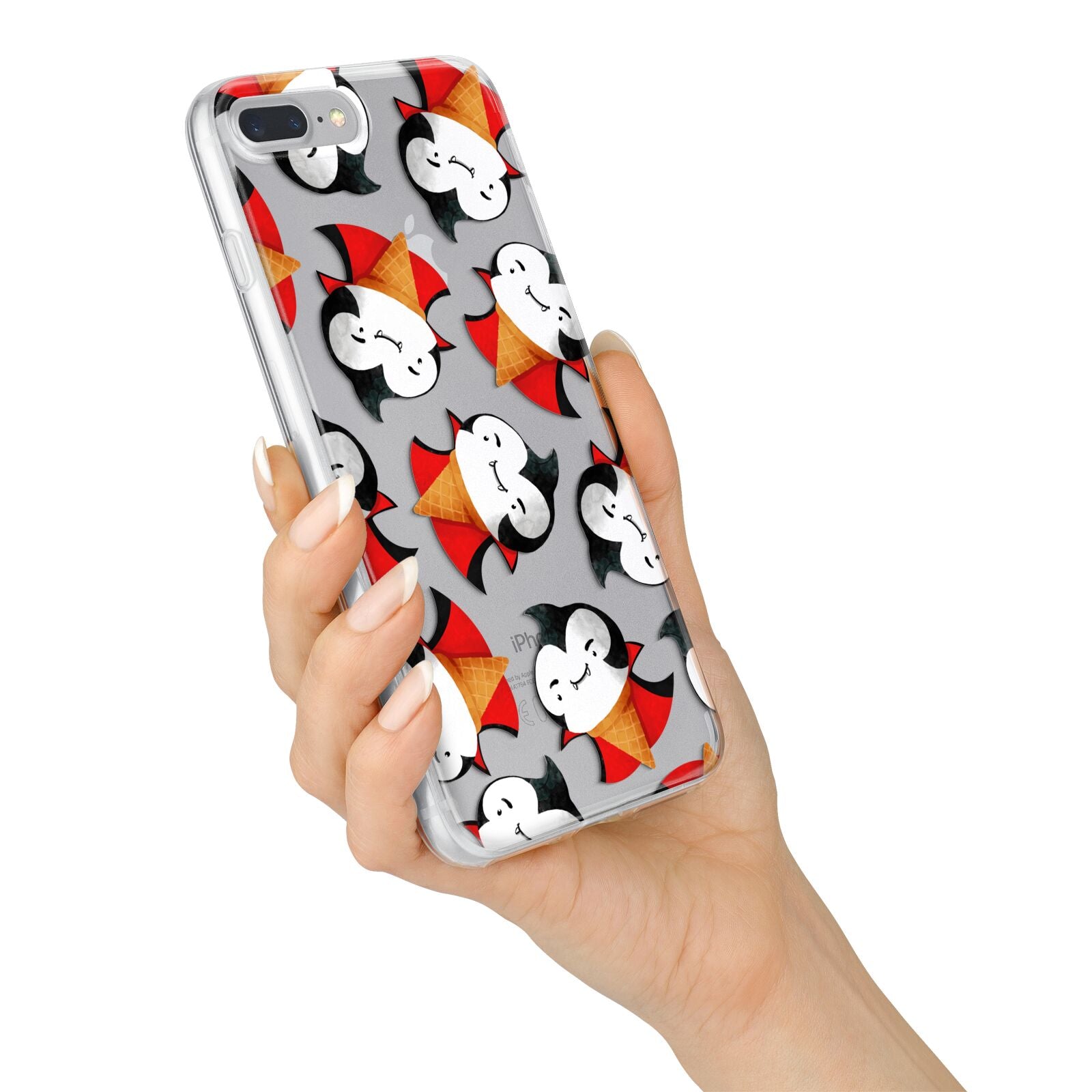 Vampire Ice Cream iPhone 7 Plus Bumper Case on Silver iPhone Alternative Image
