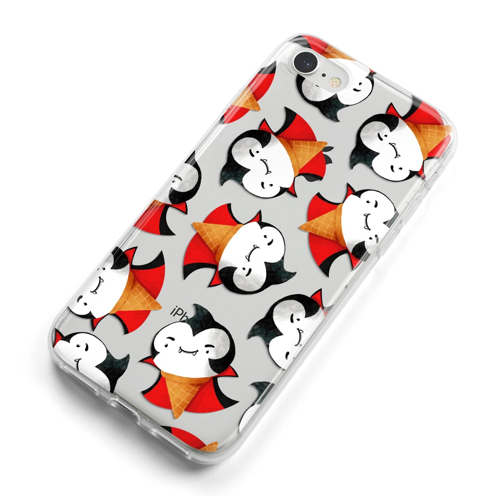 Vampire Ice Cream iPhone 8 Bumper Case on Silver iPhone Alternative Image