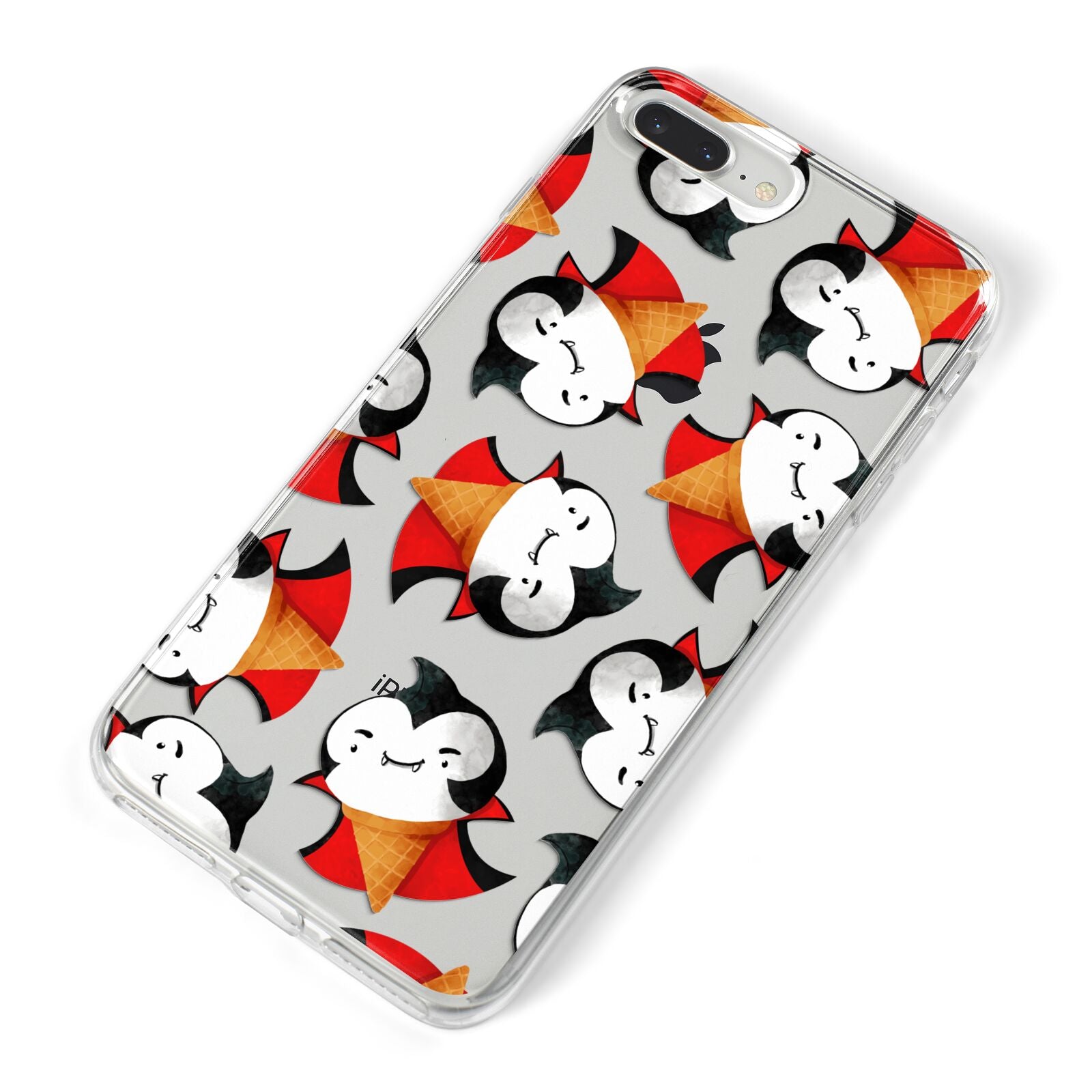 Vampire Ice Cream iPhone 8 Plus Bumper Case on Silver iPhone Alternative Image