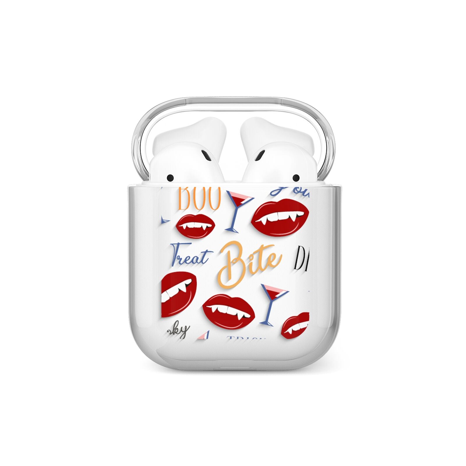 Vampire Illustrations and Catchphrases AirPods Case
