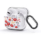 Vampire Illustrations and Catchphrases AirPods Glitter Case 3rd Gen Side Image