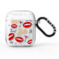Vampire Illustrations and Catchphrases AirPods Glitter Case