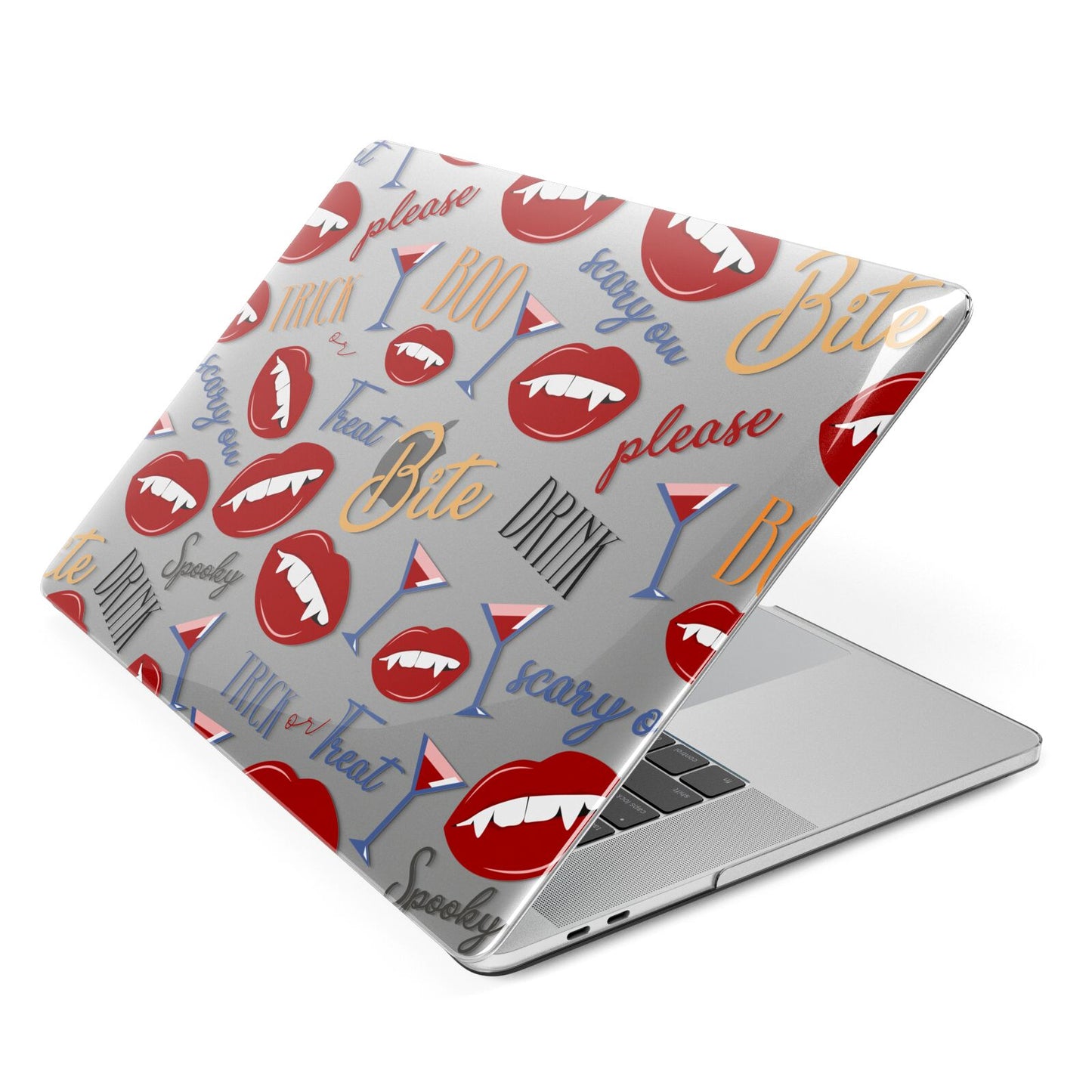 Vampire Illustrations and Catchphrases Apple MacBook Case Side View