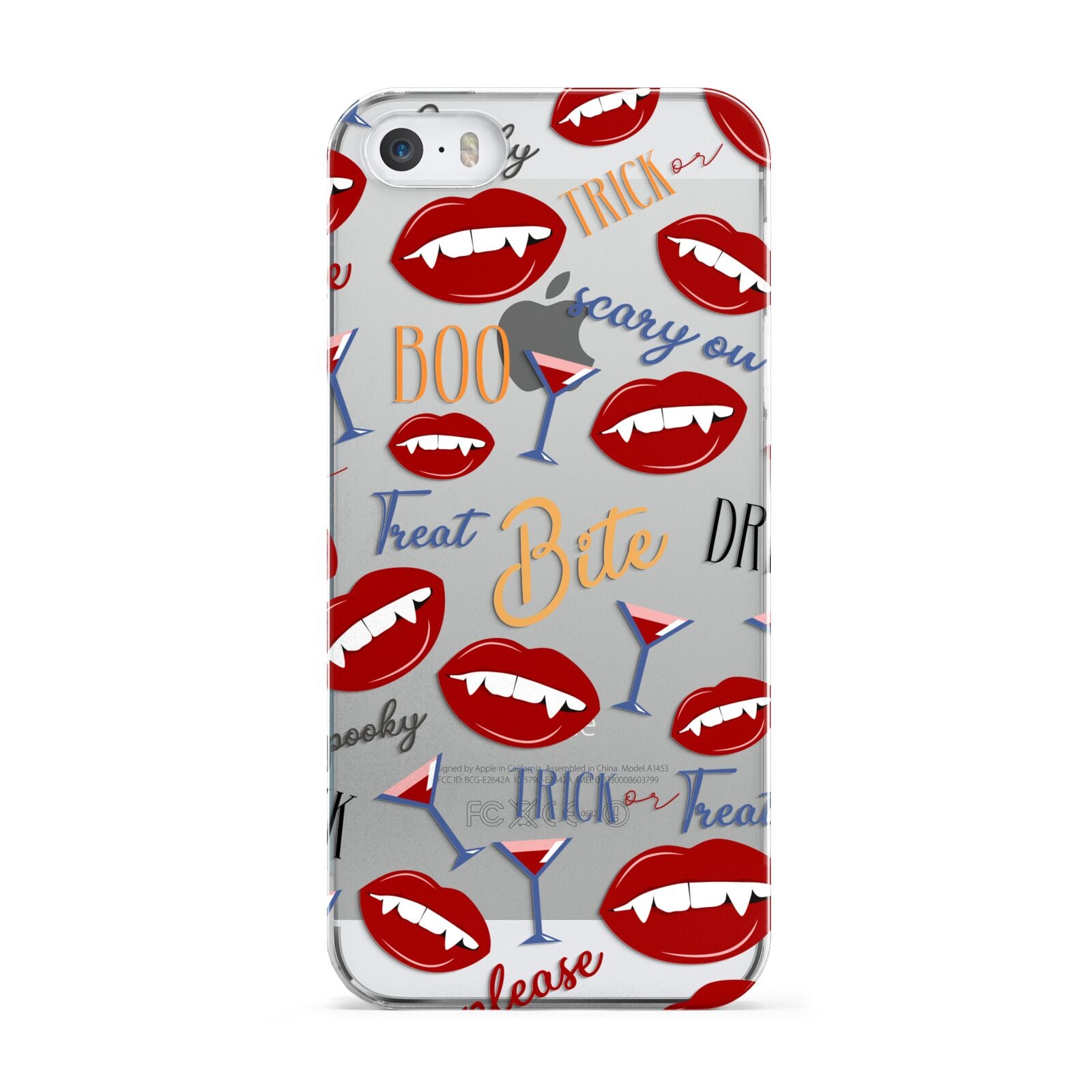 Vampire Illustrations and Catchphrases Apple iPhone 5 Case