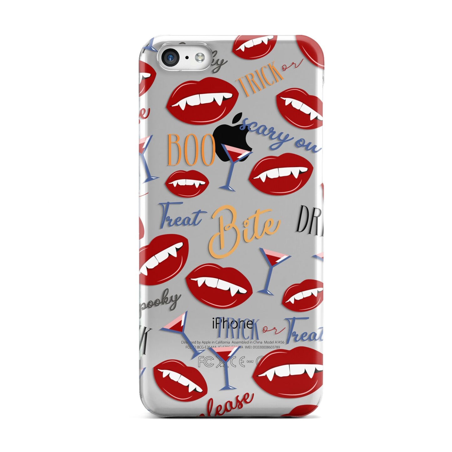 Vampire Illustrations and Catchphrases Apple iPhone 5c Case