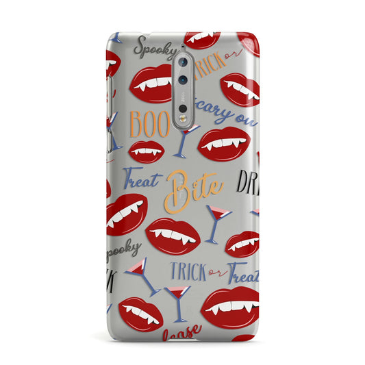 Vampire Illustrations and Catchphrases Nokia Case